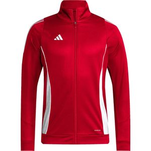 adidas - Tiro 24 - Trainingsjack - Rood Wit - 100% Gerecycled Polyester