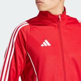 adidas - Tiro 24 - Trainingsjack - Rood Wit - 100% Gerecycled Polyester