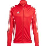 adidas - Tiro 24 - Trainingsjack - Rood Wit - 100% Gerecycled Polyester