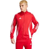 adidas - Tiro 24 - Trainingsjack - Rood Wit - 100% Gerecycled Polyester