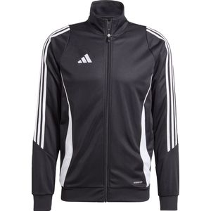 adidas - Tiro 24 - Trainingsjack - Zwart Wit - 100% Gerecycled Polyester