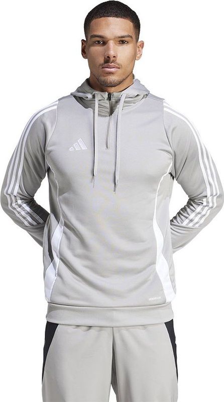 adidas - Tiro 24 - Trainingstrui - Lichtgrijs - Wit