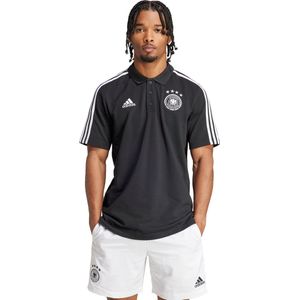 adidas Performance Duitsland DNA 3-Stripes Poloshirt - Heren - Zwart