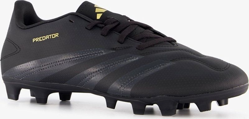 adidas - Predator Club - Voetbalschoenen - Zwart Goud - Synthetisch Bovenwerk