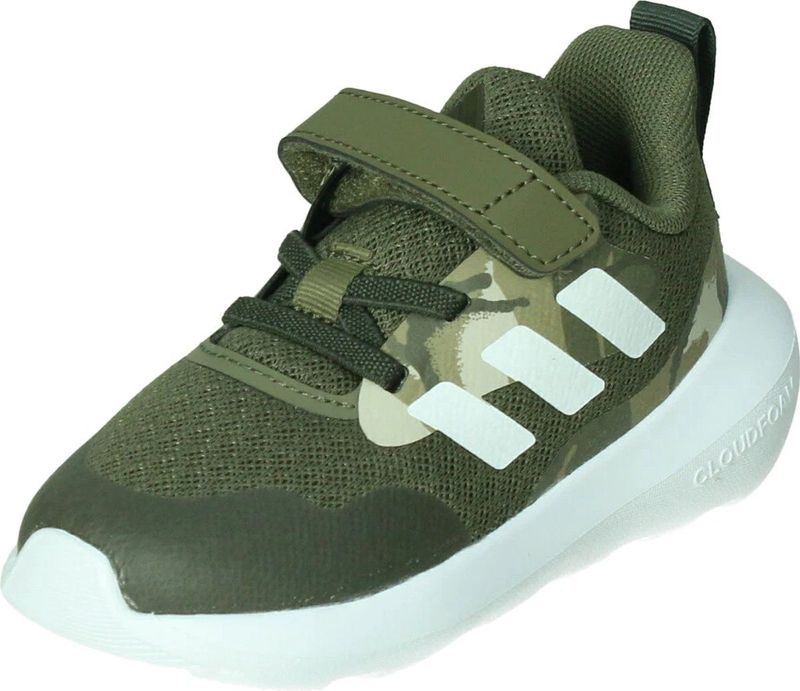 Adidas - FortaRun 3.0 - Sneakers - Groen - Bovenwerk van Mesh - Klittenbandsluiting
