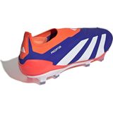 Adidas - Predator Elite Laceless FG - Voetbalschoenen - Zwart - Gerecycled Materiaal