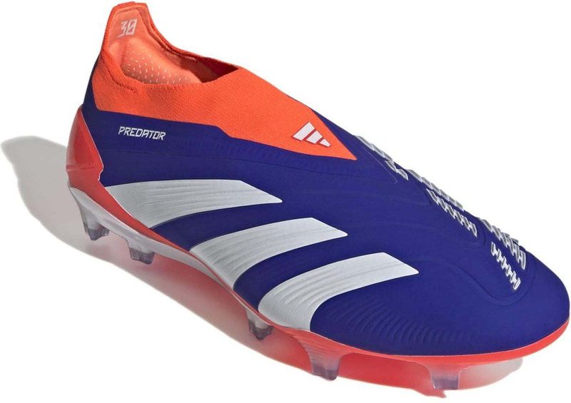 Adidas - Predator Elite Laceless FG - Voetbalschoenen - Zwart - Gerecycled Materiaal