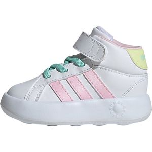 adidas - Grand Court Mid - Schoenen - Wit - Imitatieleer