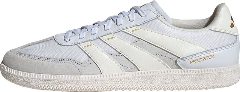 adidas - Predator Freestyle - Zaalvoetbalschoenen - Wit Lichtgrijs Goud - Synthetisch