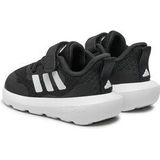 Adidas - FortaRun 3.0 - Sneakers - Zwart - Bovenwerk van Mesh - Cloudfoam-demping
