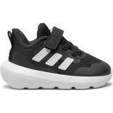 Adidas - FortaRun 3.0 - Sneakers - Zwart - Bovenwerk van Mesh - Cloudfoam-demping