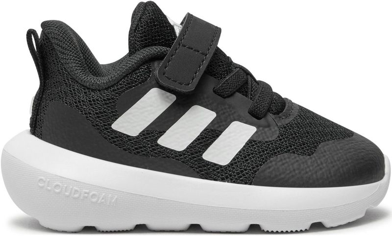 Adidas - FortaRun 3.0 - Sneakers - Zwart - Bovenwerk van Mesh - Cloudfoam-demping