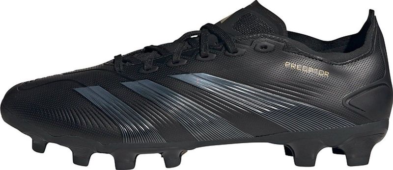 adidas - Predator League - Voetbalschoenen - Zwart Grijs Goud - Synthetisch Materiaal