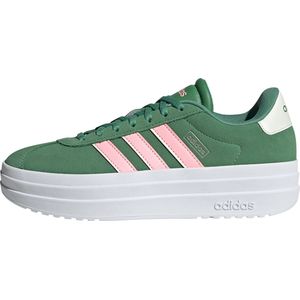 adidas Dames VL COURT BOLD SHOES, Powder Teal/Shock Pink/Powder Yellow, 39 1/3 EU