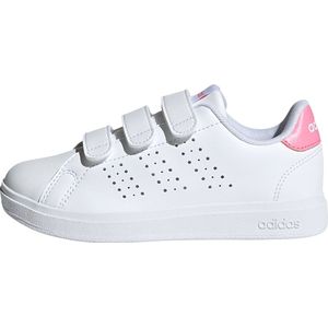 adidas Sportswear Advantage Base 2.0 Sneaker Kinder IE9019 - cloud white/cloud white/green 34 für Kinder, weiß, Gr. 32 EU