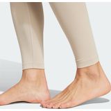 adidas Performance All Me Legging - Dames - Beige - Adisoft - Hoge Taille - Gerecycled Materiaal