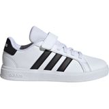 Adidas - VL Court 2.0 - Klittenbandschoenen - Zwart - Imitatieleer
