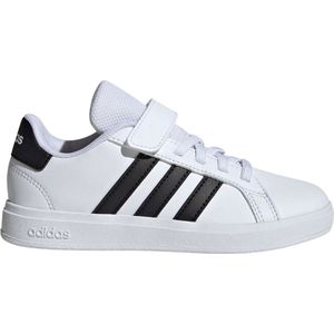 Adidas - VL Court 2.0 - Klittenbandschoenen - Zwart - Imitatieleer