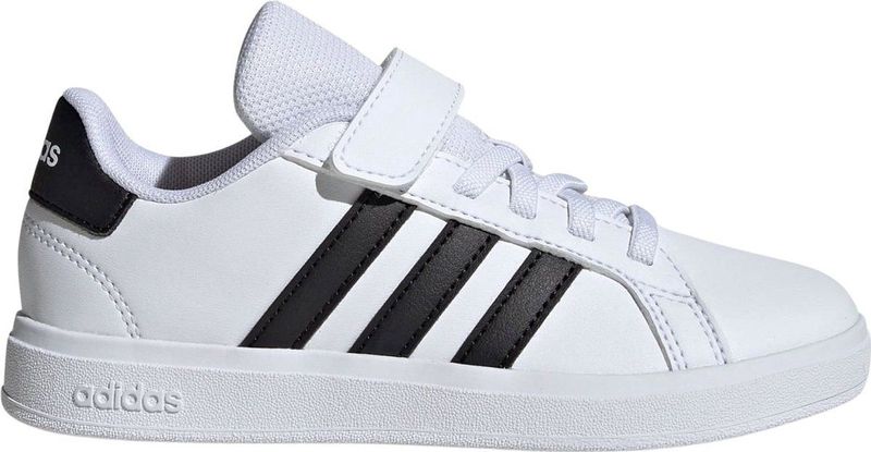 Adidas - VL Court 2.0 - Klittenbandschoenen - Zwart - Imitatieleer