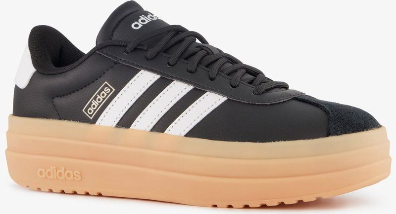 adidas - Vl Court Bold - Damesschoenen - Zwart - Synthetisch Leer