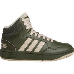 Adidas - Hoops Mid 3.0 - Schoenen - Zwart - Gerecycled Materiaal