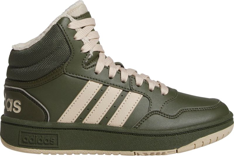 Adidas - Hoops Mid 3.0 - Schoenen - Zwart - Gerecycled Materiaal