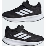 Adidas - Runfalcon 5 - Hardloopschoenen - Zwart - Textiel - Cloudfoam Technologie