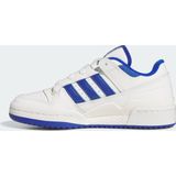 Adidas - Forum - Schoenen - Wit - Leer - Vetersluiting - Rubberen Zool