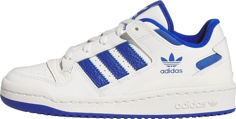 Adidas - Forum - Schoenen - Wit - Leer - Vetersluiting - Rubberen Zool