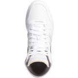 Adidas - Hoops 3.0 Mid - Sportschoenen - Zwart - Synthetisch Leer