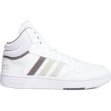 Adidas - Hoops 3.0 Mid - Sportschoenen - Zwart - Synthetisch Leer