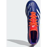 adidas Predator League Chaussures de football unisexes, Lucid Blue Nuage Blanc Solaire Rouge, 44 EU