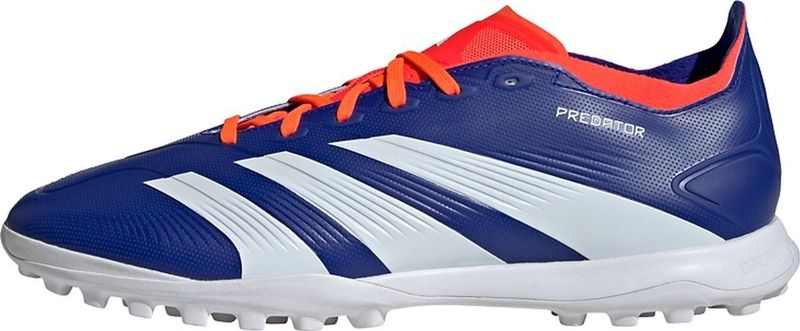 adidas Predator League Chaussures de football unisexes, Lucid Blue Nuage Blanc Solaire Rouge, 44 EU
