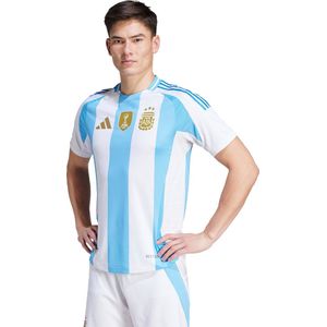 adidas Performance - Argentinië 2024 - Authentiek Thuisshirt - Wit - Materiaal: Lichtgewicht