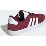 Adidas - Vl Court 3.0 - Schoenen - Zwart - Leer - Gevulkaniseerde Rubberen Buitenzoal