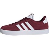 Adidas - Vl Court 3.0 - Schoenen - Zwart - Leer - Gevulkaniseerde Rubberen Buitenzoal