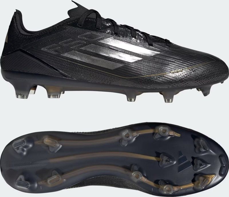 adidas F50 Pro FG Fußballschuhe Herren IE0596 - cloud white/solar red/lucid blue 43 1/3 für Herren, schwarz, Gr. 46 EU / 11 UK