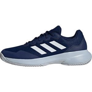 adidas Heren Gamecourt 2.0 Tennis Shoes, Dark Blue/Cloud White/Halo Blue, 38 EU