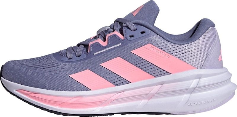 adidas - Questar 3 - Hardloopschoenen - Zilver Paars / Roze Spark - Mesh - Bounce 2.0
