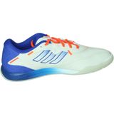 adidas - Fevernova Court - Zaalvoetbalschoenen - Wit Blauw Rood - Synthetisch Materiaal