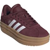 adidas - VL Court Bold - Sneakers - Donkerrood/Wit - Suède