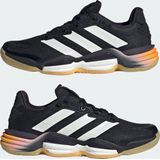adidas - Stabil 16 - Handbalschoenen - Zwart - Mesh - Comfortabele Constructie