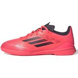 Adidas F50 League Voetbalschoenen - Turbo / Aurora Black - Fiberskin - Rubber Zool