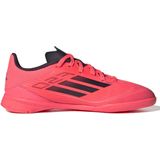 Adidas F50 League Voetbalschoenen - Turbo / Aurora Black - Fiberskin - Rubber Zool