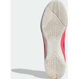 Adidas - F50 League - Zaalschoenen - Wit - Fiberskin Bovenwerk - Vetersluiting