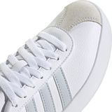 Adidas - VL Court 3.0 Sneakers - Wit - Lichtgrijs - Synthetisch Materiaal - Suède - Rubber