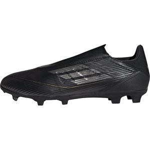 adidas F50 League Laceless FG/MG Fußballschuhe Herren IE0609 - core black/iron met./gold met. 40 für Herren, schwarz, Gr. 42 ⅔ EU / 8,5 UK