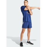 adidas Performance Own the Run Short - Heren - Blauw  18cm