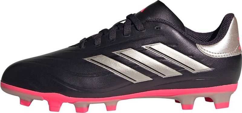 adidas - Copa Pure 2 Club - Voetbalschoenen - Donkerpaars Zilver Roze - Synthetisch Bovenwerk