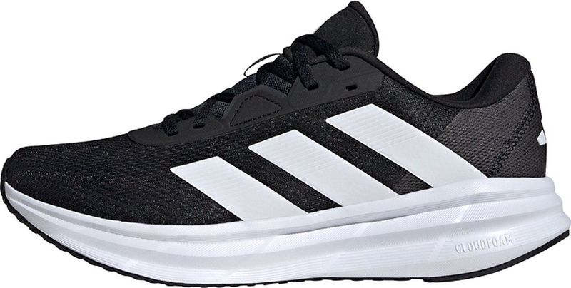 adidas Heren Galaxy 7 Running Shoes, Core Black/Cloud White/Carbon, 42 EU